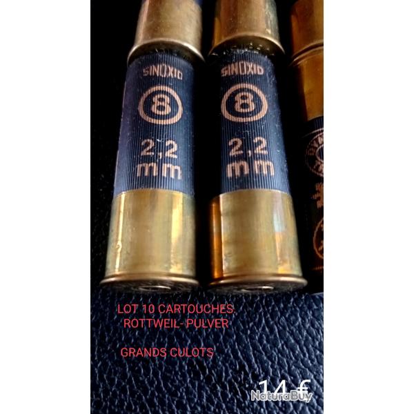 CARTOUCHES CHASSE CAL.12