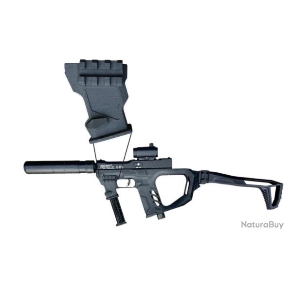 Grip Vertical Avant Porte Chargeur avec Rails pour PISTELLE X-68 - MCS