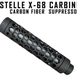 Silencieux Carbone compatible Kit Carabine et Canon embout M22 PISTELLE - MCS