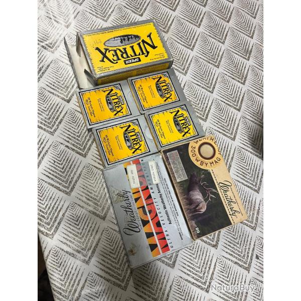 3 bo�tes balle 300 weatherby magnum