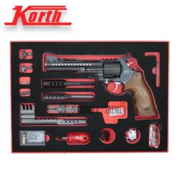 Revolver KORTH Super Sport GTS Noir 6'' Jim Wilson Grip Cal 357 Mag avec kit Performance