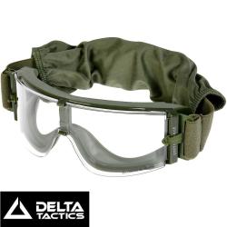 Lunette de protection anti-bu&eacute;e OD X8 pour airsoft - DELTA TACTICS