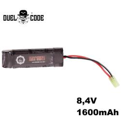 Batterie NIMH 8.4V 1600mAh pour r&eacute;plique airsoft AEG