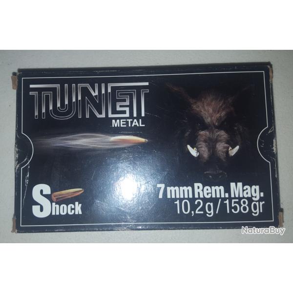 Munitions 7RM de marque tunet metal 158gr(10,2gr)
