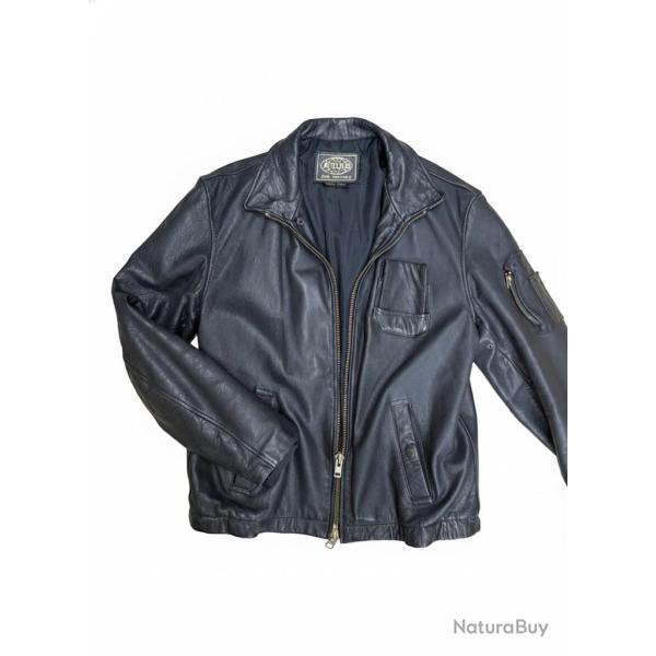 Blouson pilote Vintage en Cuir V�ritable - Marque ATLAS