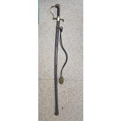 Sabre Officier Hollandais &agrave; t&ecirc;te de Lion WW1