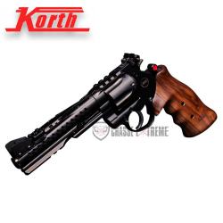 Revolver KORTH Super Sport GTS Noir 6'' Jim Wilson Grip Cal 357 Mag