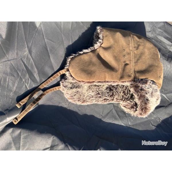 chapka SOLOGNAC avec fourrure pour chasse en temps froid