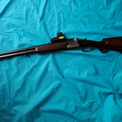 Carabine express Heym 55 B Luxe avec Bushnell holosight; montage &agrave; crochets.