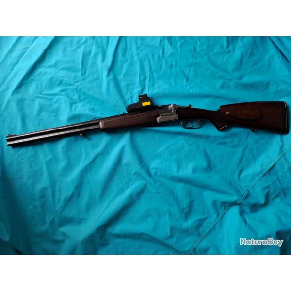 Carabine express Heym 55 B Luxe avec Bushnell holosight; montage � crochets.