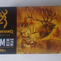 Munitions 7RM de marque browning en 139gr ogive BXS