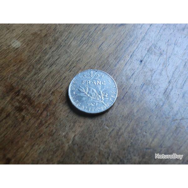 monnaie 1/2 franc semeuse 1977