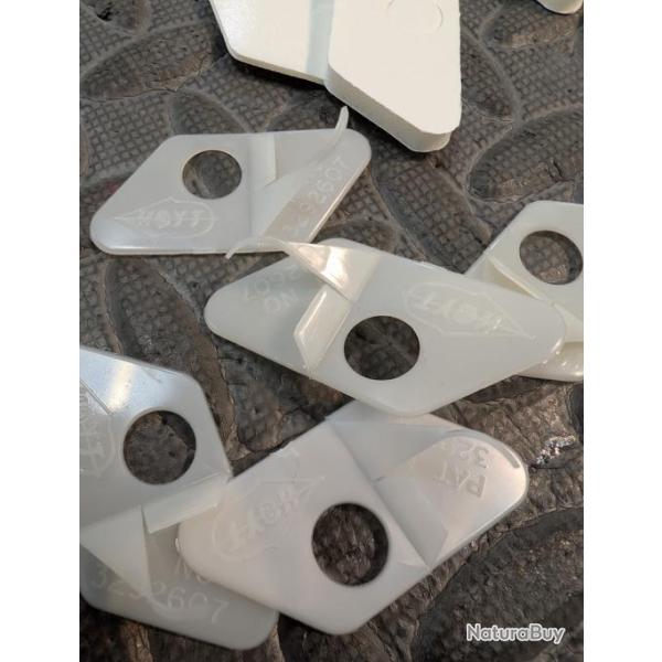 Lot repose fl�che Hoyt adh�sif 2 droitier et 3 gaucher