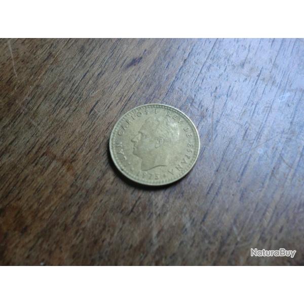 monnaie una pesetas 1975