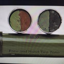 Mil-tec b&acirc;ton de grimage 2 couleurs marron/kaki