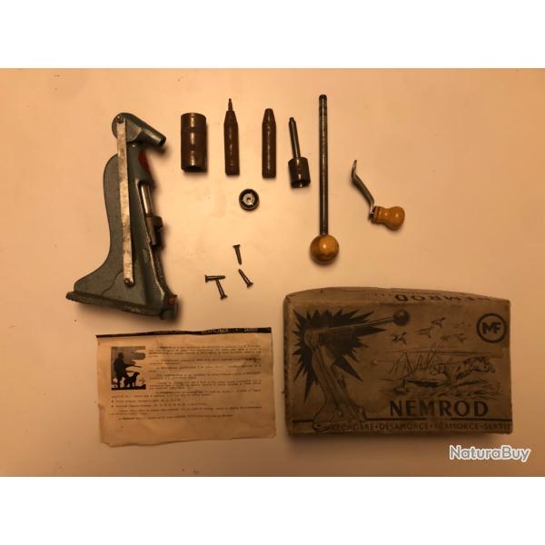 Outil de rechargement Nemrod manufrance