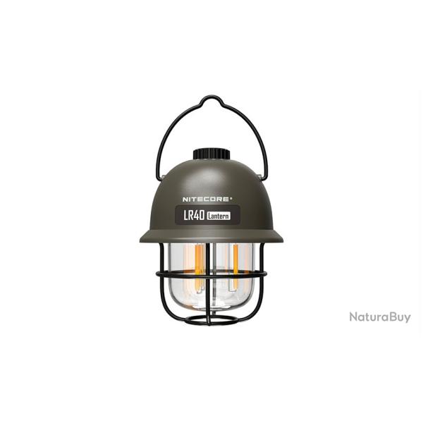 Lanterne Retro LR40 Multifonction Rechargeable USB C - 100lm Coloris Kaki