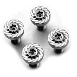 Jeux de 4 visses pour plaquette colt 1911 (argent 6)