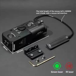 Indicateur laser CQBL-1 vert bo&icirc;tier noir - Picatiny 20 mm (3)