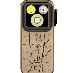 Oclip Pro - Lampe gilet tactique 500 lm & lumi&egrave;re rouge - Olight Caligraphie Antique