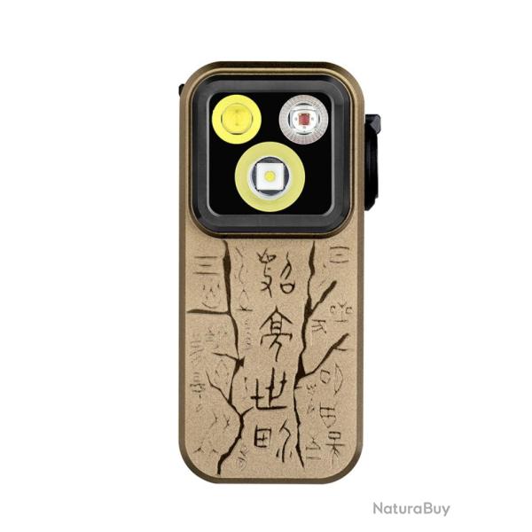 Oclip Pro - Lampe gilet tactique 500 lm & lumi�re rouge - Olight Caligraphie Antique