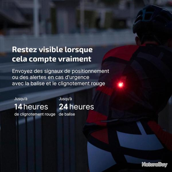Oclip Pro - Lampe gilet tactique 500 lm & lumi�re rouge - Olight Violet