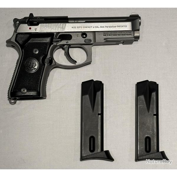 BERETTA 9mm 92-FS Compact Inox
