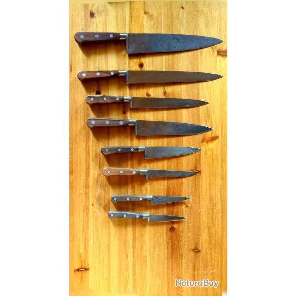 Lot complet de couteaux de cuisine