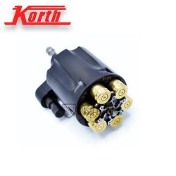 Barillet KORTH 6 Coups Cal 9x19 NSC/NSR Super Sport STX Alx Ulx Ranger Classic