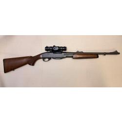 Remington 7600 &agrave; pompe Calibre 35 Whelen + point rouge Tasco Propoint occasion Bon &Eacute;tat