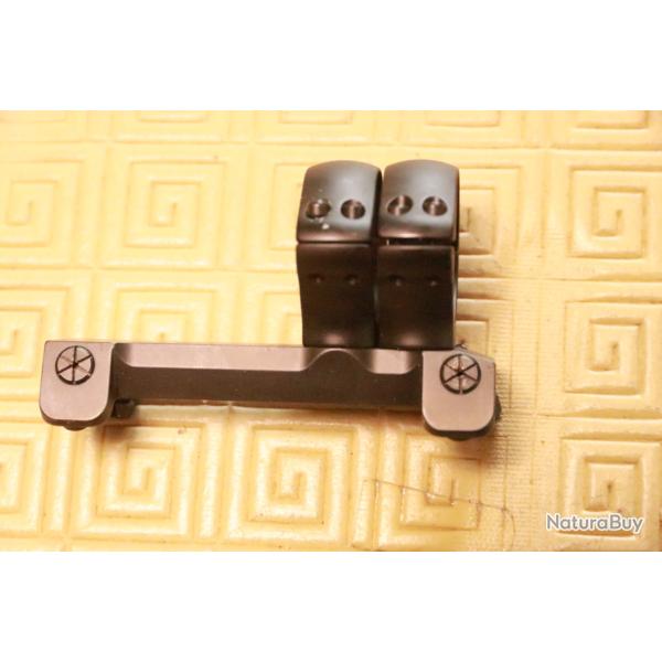 Monture optique pour blaser R93 avec verrouillage par quart de tour muni de 2 anneaux de 30 mm