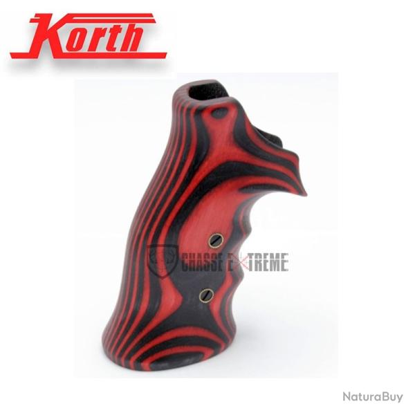 Poign�e KORTH Jim Wilson Noir/Rouge