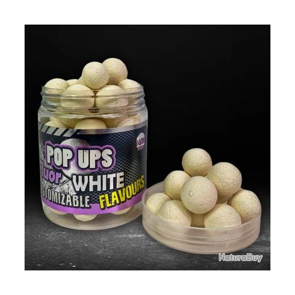 Pop Ups Pro Elite Baits Customizable Fluo Blanc 14/20mm 80g