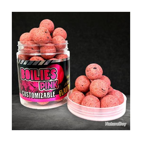 Bouillettes Pro Elite Baits Customizable Rose 20mm 130g
