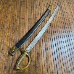 SABRE BRIQUET AN Xl D'INFANTERIE OU DE LA GARDE NATIONALE PREMIER EMPIRE FRANCE