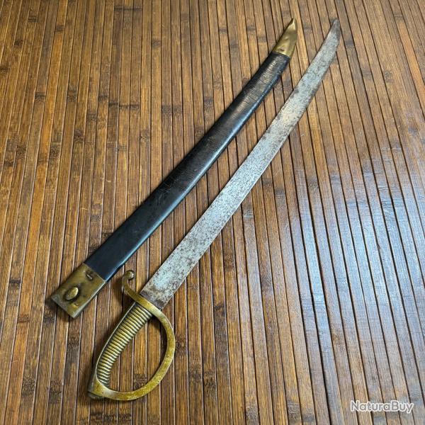 SABRE BRIQUET AN Xl D'INFANTERIE OU DE LA GARDE NATIONALE PREMIER EMPIRE FRANCE