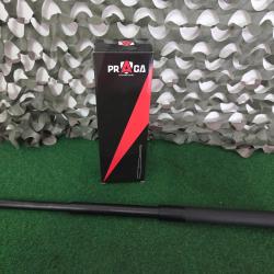 Matraque Praga t&eacute;lescopique avec bouton de d&eacute;verrouillage.