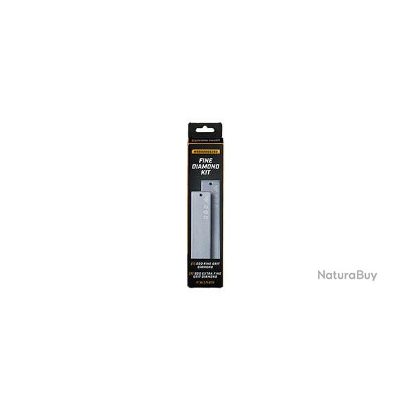 Lot de 2 plaques diamant�es Worksharp Fine 600/800
