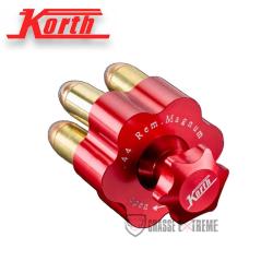 Chargeur Rapide KORTH Rouge 6 Coups Cal 44 Rem Mag