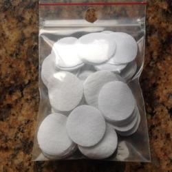 100 calepins diam&egrave;tre 22mm &eacute;paisseur 0,2mm.