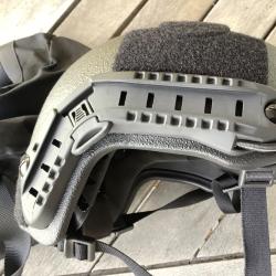 Casque Balistique pare balle NIJ 3A neuf Noir taille L . XL REGLABLE