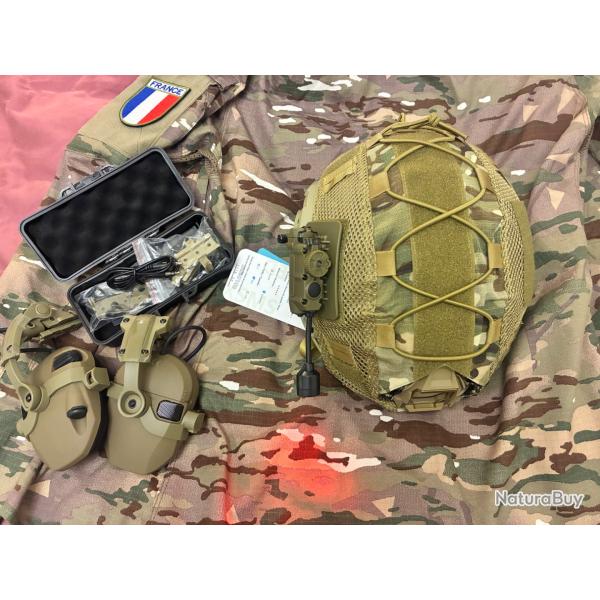 Casque balistique NIJ3A + Ifak