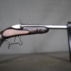 Pistolet de salon calibre 6mm flobert - 2nde moiti&eacute; 19&egrave;me si&egrave;cle