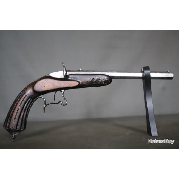 Pistolet de salon calibre 6mm flobert - 2nde moiti� 19�me si�cle