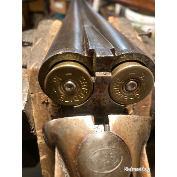 fusil juxtapos� Manufacture Nationale d'Armes de Saint Etienne cal 16/70 - MAS