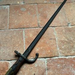 Ba&iuml;onnette fran&ccedil;aise Gras 1874 - WW1 (3)