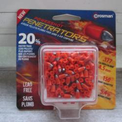 Boite de 150 plombs PENETRATOR 4.5mm crosman perf