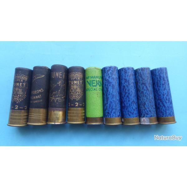 LOT N� 2 - VRAC ANCIENNES CARTOUCHES CHASSE CAL 16