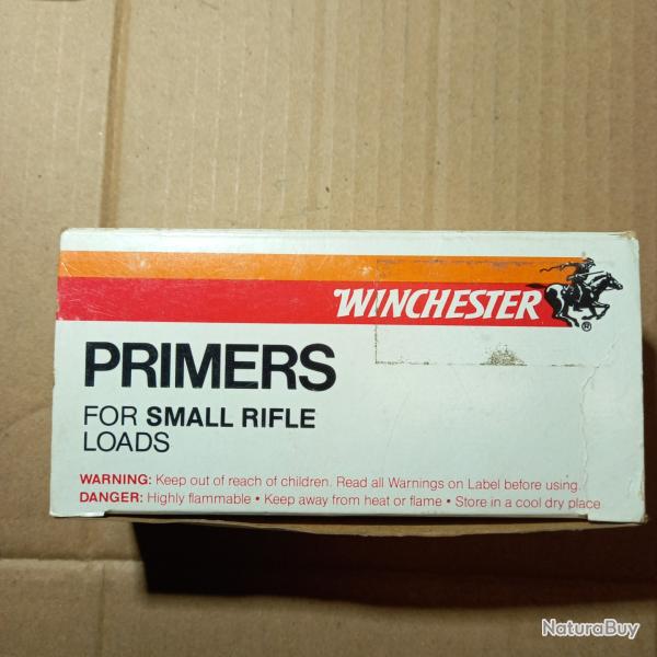 1000 amorces WINCHESTER Small Rifle