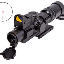 lunette FIREFIELD RAPIDSTRIKE 1-4x24 r&eacute;ticule cercle dot